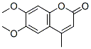 6,7-Dimethoxy-4-methylcoumarin Structure,4281-40-7Structure