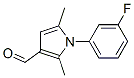 1-(3-Fluorophenyl)-2,5-dimethyl-1H-pyrrole-3-carbaldehyde Structure,428497-01-2Structure