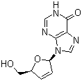 2,3-Dideoxy-2,3-didehydroinosine Structure,42867-68-5Structure