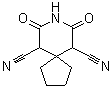 7,9-Dioxo-8-azaspiro[4.5]decane-6,10-dicarbonitrile Structure,42940-56-7Structure