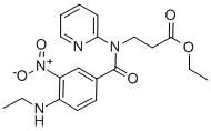 Ethyl 3-(4-(methylamino)-3-nitro-n-(pyridin-2-yl)benzamido)propanoate Structure,429659-01-8Structure