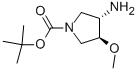 (3S,4s)-tert-butyl 3-amino-4-methoxypyrrolidine-1-carboxylate Structure,429673-79-0Structure