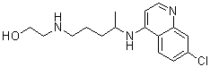 Desethyl hydroxy chloroquine Structure,4298-15-1Structure