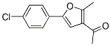 3-Acetyl-5-(4-chlorophenyl)-2-methylfuran Structure,43020-12-8Structure