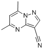 5,7-Dimethylpyrazolo[1,5-a]pyrimidine-3-carbonitrile Structure,43024-16-4Structure