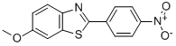 6-Methoxy-2-(4-nitrophenyl)benzothiazole Structure,43036-14-2Structure