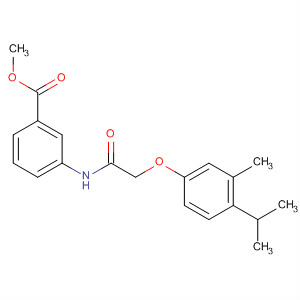 Methyl 3-(2-(4-isopropyl-3-methylphenoxy)acetamido)benzoate Structure,430470-37-4Structure