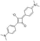 1,3-Bis[4-(dimethylamino)phenyl]-2,4-dihydroxycyclobutenediylium dihydroxide, bis(inner salt) Structure,43134-09-4Structure