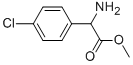 Amino-(4-chloro-phenyl)-aceticacidmethylester Structure,43189-20-4Structure