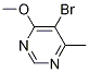 5-Bromo-4-methoxy-6-methylpyrimidine Structure,4319-87-3Structure