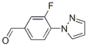 3-Fluoro-4-(1h-pyrazol-1-yl)benzaldehyde Structure,433920-88-8Structure