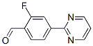 2-Fluoro-4-(pyrimidin-2-yl)benzaldehyde Structure,433920-96-8Structure