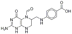 5-Formyl-5,6,7,8-tetrahydropteroic acid Structure,4349-43-3Structure