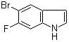 5-Bromo-6-fluoro-1h-indole Structure,434960-42-6Structure