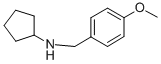 Cyclopentyl-(4-methoxybenzyl)amine Structure,435345-22-5Structure