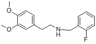 [2-(3,4-Dimethoxy-phenyl)-ethyl]-(2-fluoro-benzyl)-amine Structure,435345-24-7Structure