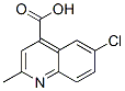 6-Chloro-2-methylquinoline-4-carboxylic acid Structure,436087-49-9Structure