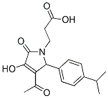 3-[3-Acetyl-4-hydroxy-2-(4-isopropyl-phenyl)-5-oxo-2,5-dihydro-pyrrol-1-yl]-propionic acid Structure,436088-35-6Structure