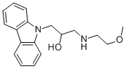 1-Carbazol-9-yl-3-(2-methoxy-ethylamino)-propan-2-ol Structure,436088-68-5Structure