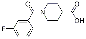 1-(3-Fluorobenzoyl)piperidine-4-carboxylic acid Structure,436093-13-9Structure