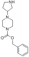 Benzyl 4-(pyrrolidin-3-yl)piperazine-1-carboxylate Structure,436852-08-3Structure