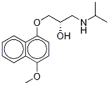 (S)-4-hydroxy 4’-methoxy propranolol Structure,437999-45-6Structure