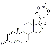 Deltacortinene acetate (predisolone acetate impurity) Structure,4380-55-6Structure