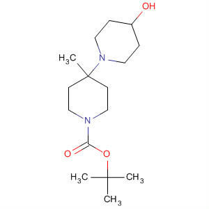 Tert-butyl 4-(4-hydroxy-1-piperidyl)-4-methyl-piperidine-1-carboxylate Structure,438208-24-3Structure