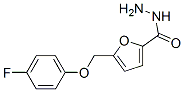 2-Furancarboxylicacid,5-[(4-fluorophenoxy)methyl]-,hydrazide(9ci) Structure,438221-91-1Structure