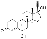 (6Alpha,17beta)-17-ethynyl-6,17-dihydroxyestr-4-en-3-one Structure,438244-33-8Structure