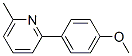 2-(4-Methoxyphenyl)-6-methylpyridine Structure,4385-63-1Structure