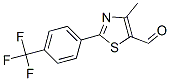 4-Methyl-2-[4-(trifluoromethyl)phenyl]-1,3-thiazole-5-carbaldehyde Structure,438577-61-8Structure