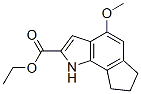 Cyclopent[g]indole-2-carboxylic acid, 1,6,7,8-tetrahydro-4-methoxy-, ethyl ester Structure,438623-78-0Structure