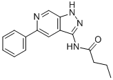 N-(5-phenyl-1h-pyrazolo[3,4-c]pyridin-3-yl)butanamide Structure,439290-41-2Structure