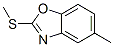 2-Methylthio-5-methylbenzoxazole Structure,439608-30-7Structure