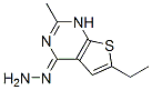 Thieno[2,3-d]pyrimidin-4(1h)-one, 6-ethyl-2-methyl-, hydrazone (9ci) Structure,439692-95-2Structure