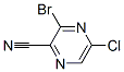 3-Bromo-5-chloropyrazine-2-carbonitrile Structure,440124-25-4Structure