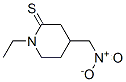 2-Piperidinethione, 1-ethyl-4-(nitromethyl)- Structure,441747-02-0Structure