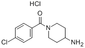 (4-Amino-piperidin-1-yl)-(4-chloro-phenyl)-methanone hydrochloride Structure,442128-10-1Structure