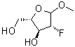 Methyl 2-deoxy-2-fluoro-l-arabinofuranoside Structure,442514-57-0Structure