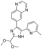 6-(2-(Dimethoxymethyl)-5-(6-methylpyridin-2-yl)-1h-imidazol-4-yl)quinoxaline Structure,442517-38-6Structure