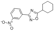 5-Cyclohexyl-3-(3-nitrophenyl)-1,2,4-oxadiazole Structure,442571-86-0Structure