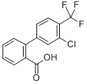 3-Chloro-4-trifluoromethyl-biphenyl-2-carboxylicacid Structure,442670-42-0Structure