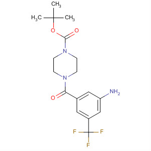 Tert-butyl 4-(3-amino-5-(trifluoromethyl)benzoyl)piperazine-1-carboxylate Structure,442846-62-0Structure