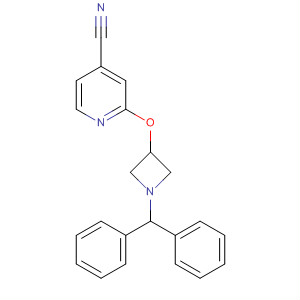 2-(1-Benzhydryl-azetidin-3-yloxy)-4-pyridylcarbonitrile Structure,442846-86-8Structure