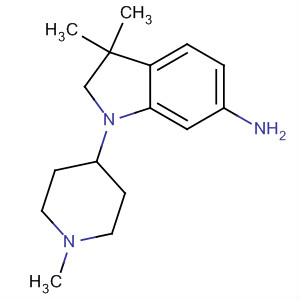 3,3-Dimethyl-1-(1-methyl-piperidin-4-yl)-2,3-dihydro-1h-indol-6-ylamine Structure,442846-90-4Structure