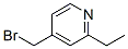 Pyridine, 4-(bromomethyl)-2-ethyl-(9ci) Structure,442910-31-8Structure