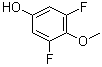 3,5-Difluoro-4-methoxyphenol Structure,443-42-5Structure