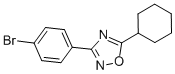 3-(4-Bromophenyl)-5-cyclohexyl-1,2,4-oxadiazole Structure,443106-68-1Structure