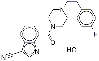 Pruvanserin Hydrochloride Structure,443144-27-2Structure